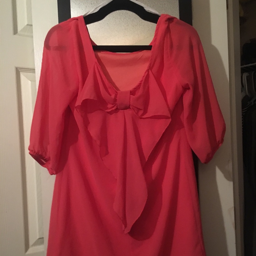 A.Byer dress with bow on back